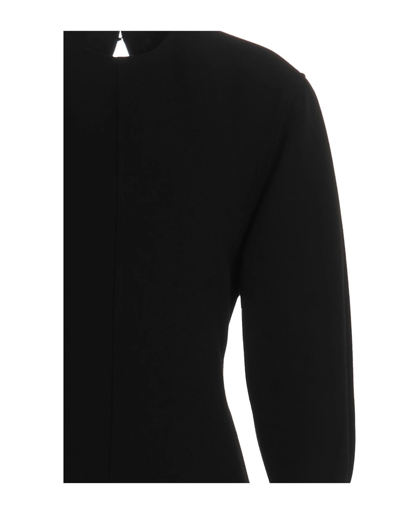 Saint Laurent Paris o1y0126 Maxi Dress in Black Size S / US 4 / IT 40 - 3 Thumbnail