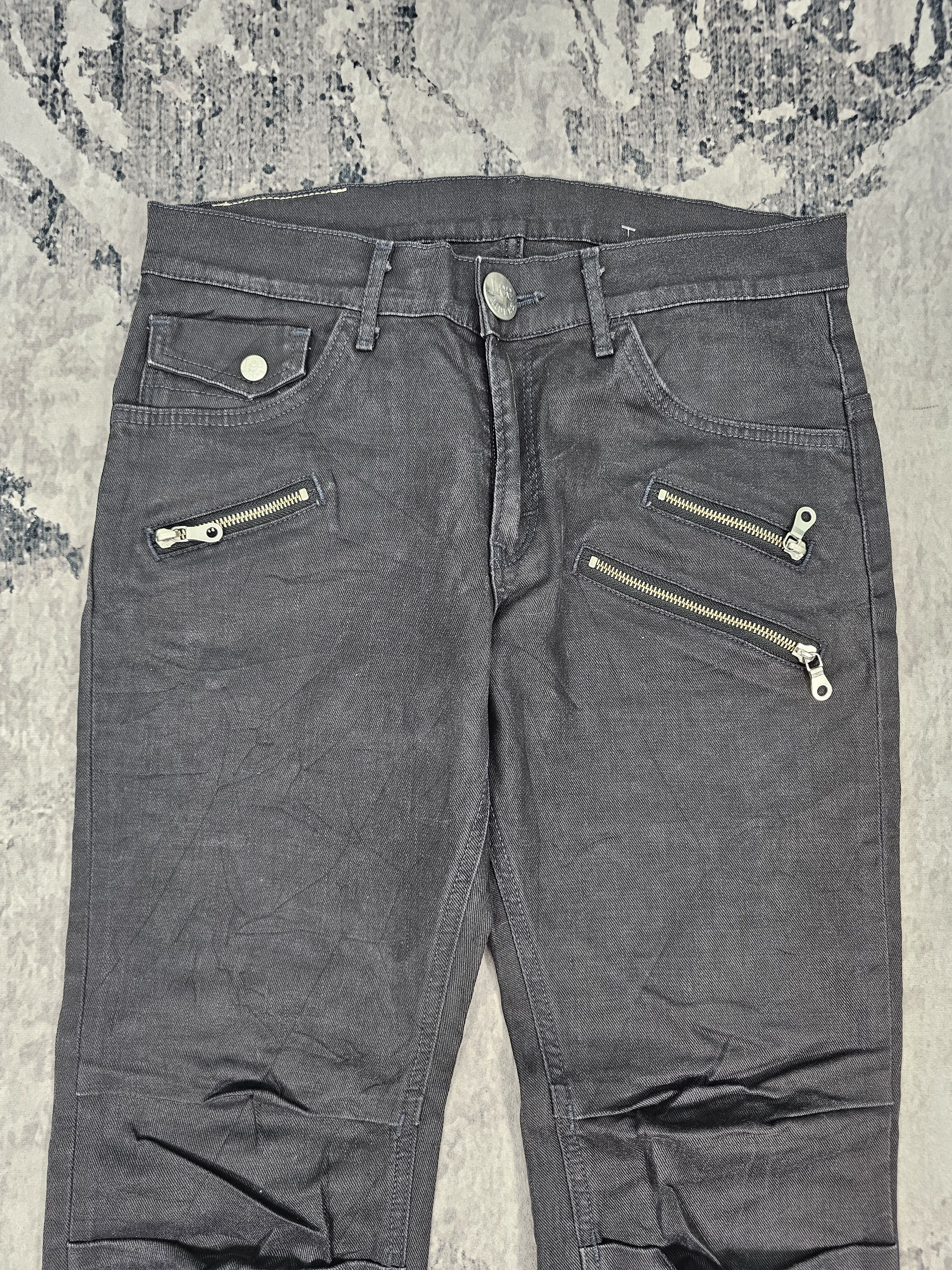 Lee LEE RIDERS Multi Zipper Punk Design Buckle Jeans JB0276 Size US 32 / EU 48 - 9 Thumbnail