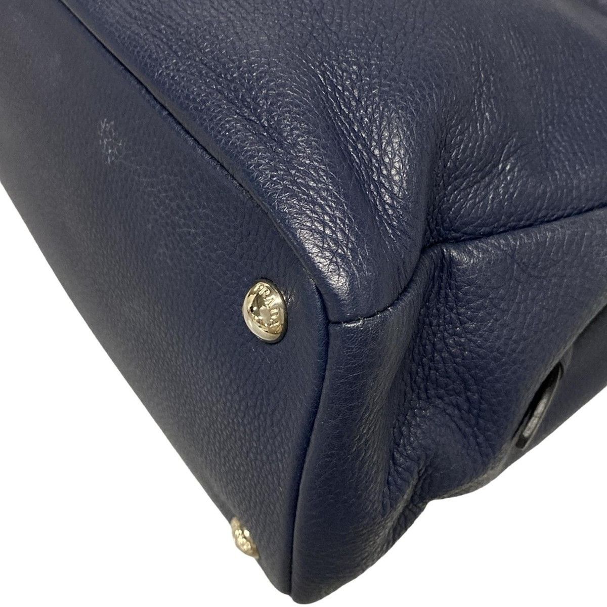 Prada PRADA Triangle Logo Handbag 1BA853 Baltico (Navy) Size ONE SIZE - 7 Thumbnail