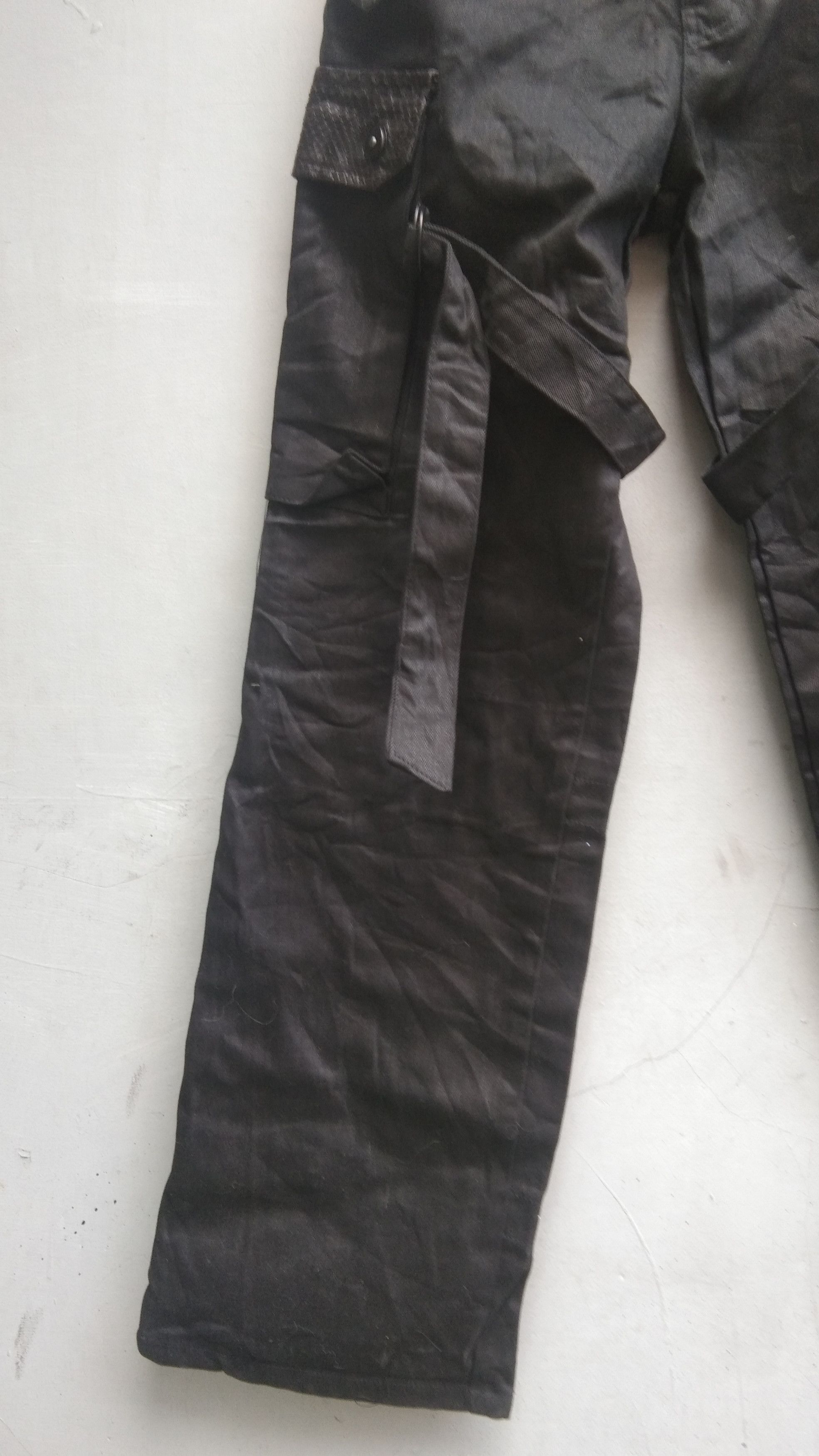 GOSTAR DE FUGA Fuga black bondage pants Size 29" - 3 Thumbnail