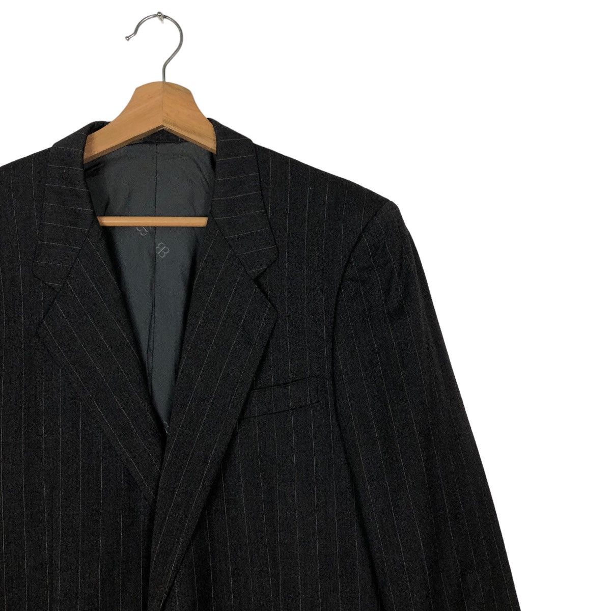 Balenciaga Vintage Balenciaga Paris Double Breast Striped Coats Jacket Size US M / EU 48-50 / 2 - 4 Thumbnail