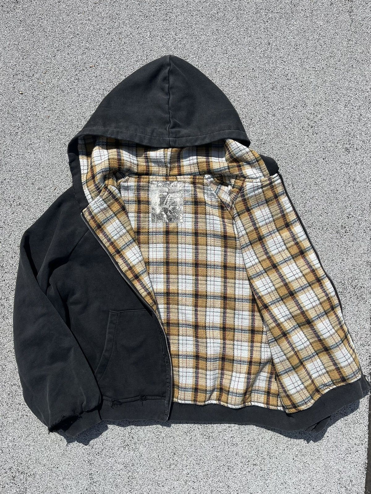 basketcase gallery Basketcase Gallery Hench Reversible Plaid Thermal Zip Up Size US S / EU 44-46 / 1 - 2 Thumbnail