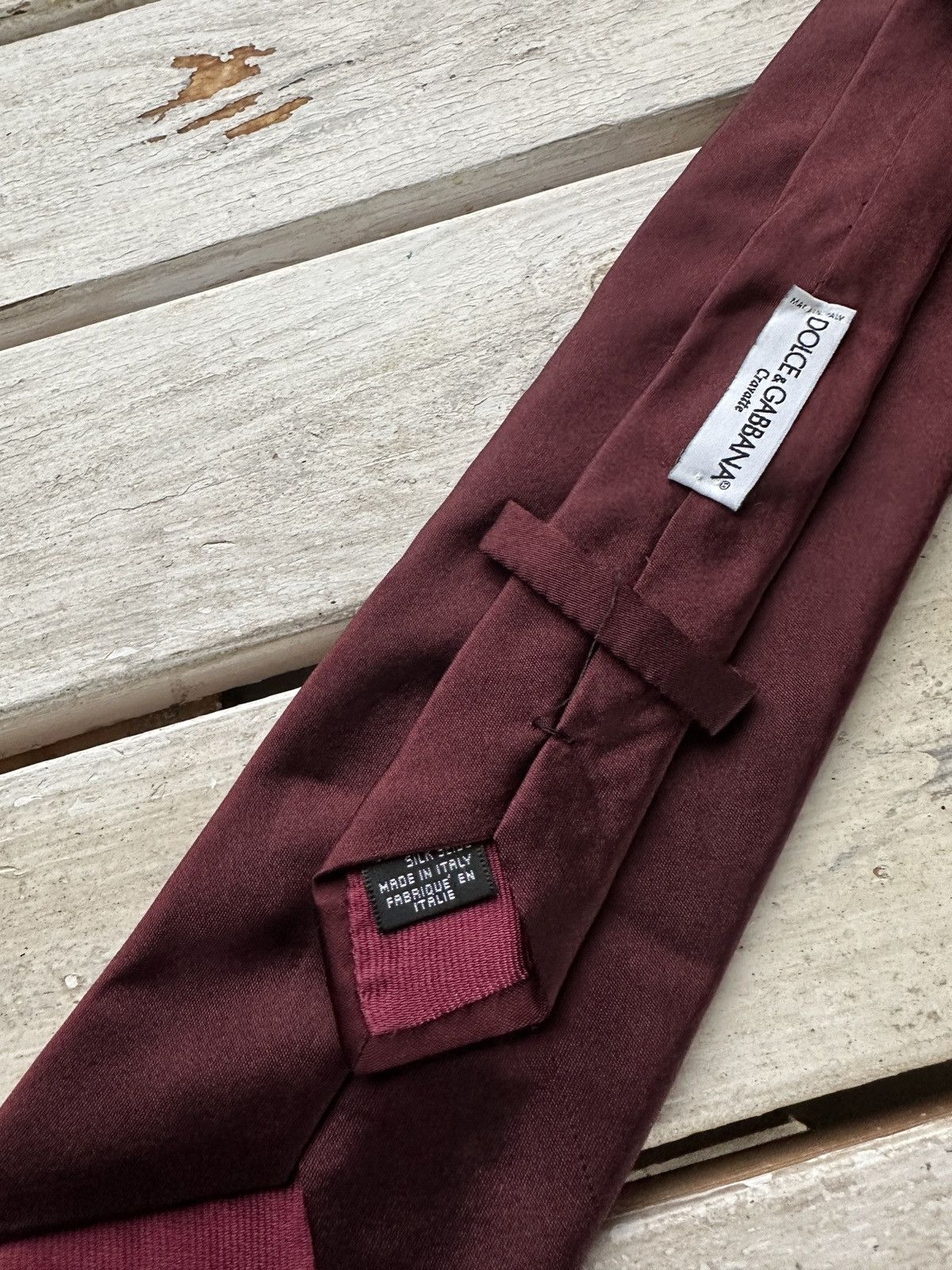 Dolce & Gabbana 🚨 DOLCE & GABBANA Tie LUXURY VINTAGE RARE OLD MONEY BASIC Size ONE SIZE - 3 Thumbnail