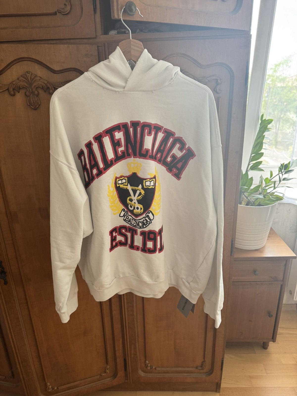 Balenciaga Balenciaga DIY College Hoodie Size US M / EU 48-50 / 2 - 1 Thumbnail