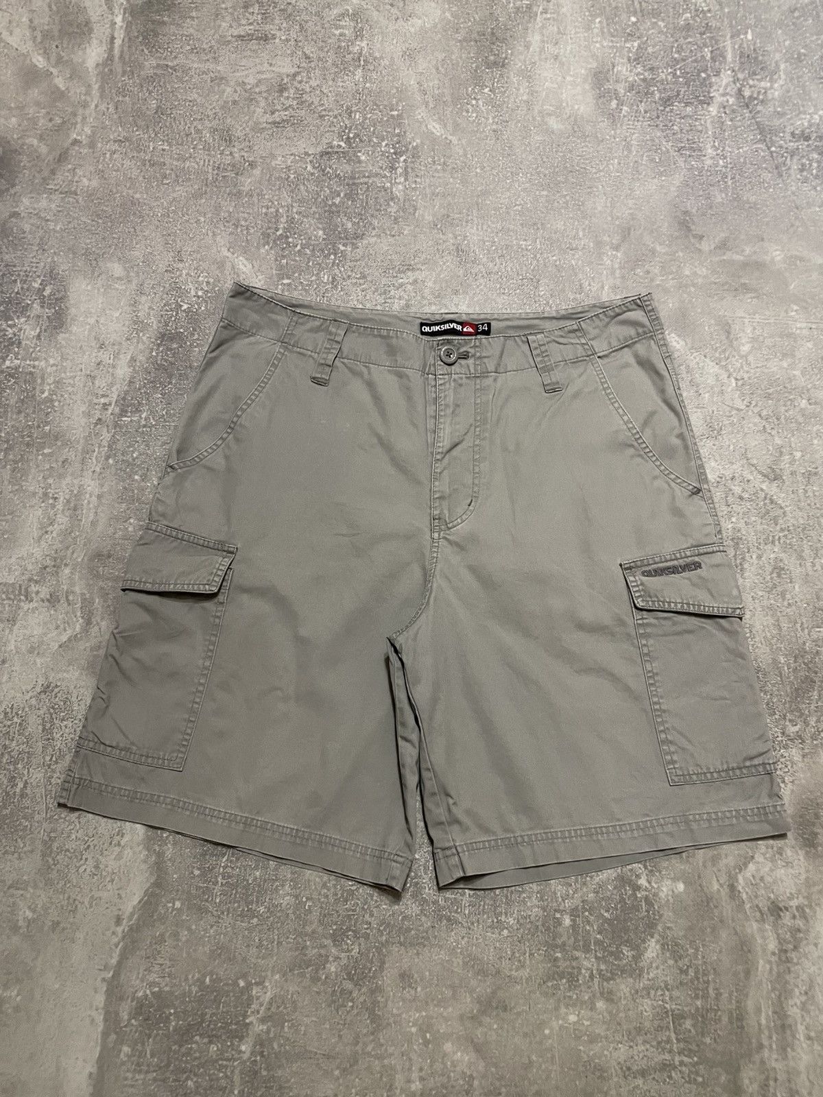 Quiksilver × Vintage Vintage Quicksilver Surf Style Cargo Shorts Size 34 Size US 34 / EU 50 - 1 Thumbnail
