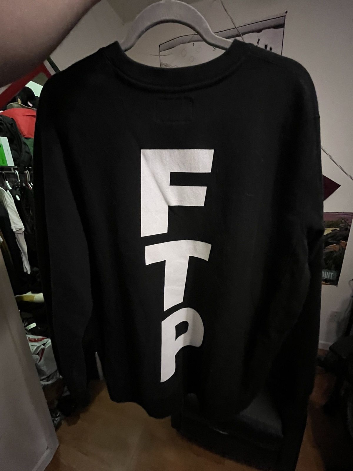 Fuck The Population FTP Vertical Logo Crewneck Sweater Size US L / EU 52-54 / 3 - 2 Thumbnail