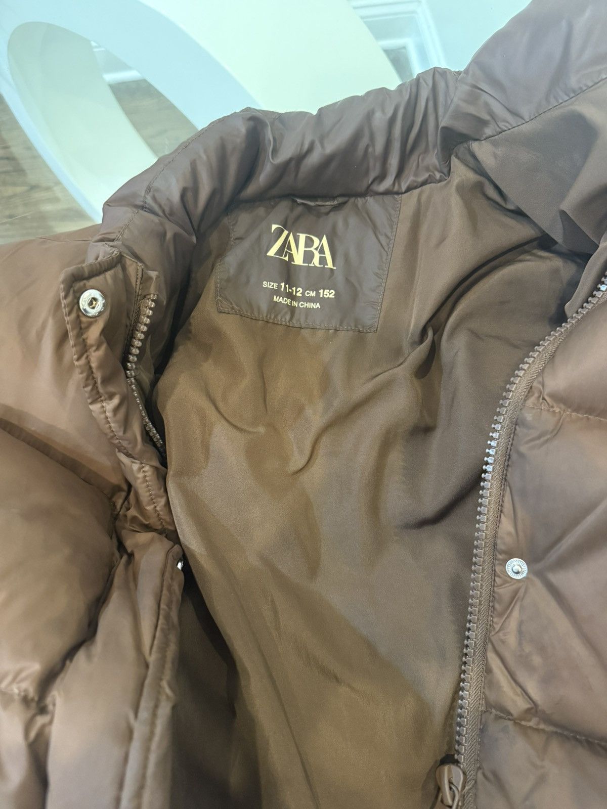 Zara Zara brown puffer Size XS / US 0-2 / IT 36-38 - 2 Thumbnail