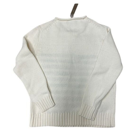 J.Crew J.Crew 1988 Navy Striped Rollneck Sweater Ivory/Navy Stripe Size S / US 4 / IT 40 - 3 Thumbnail