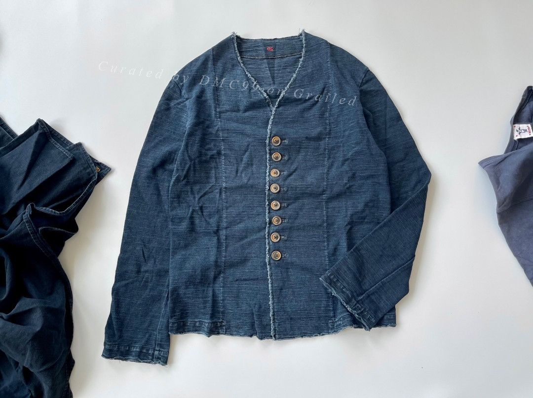 45rpm 45R Indigo Organic Cotton Cardigan Size S / US 4 / IT 40 - 1 Thumbnail