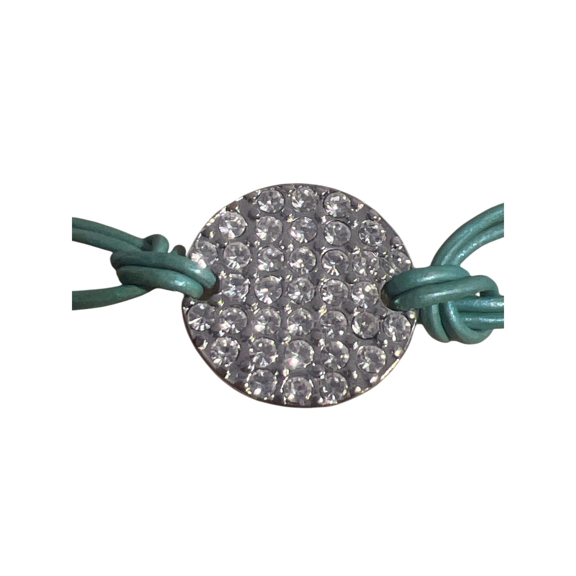 Other Lia Sophia Spot On Green Multi-Strand Bracelet Pave Crystal Size ONE SIZE - 3 Thumbnail