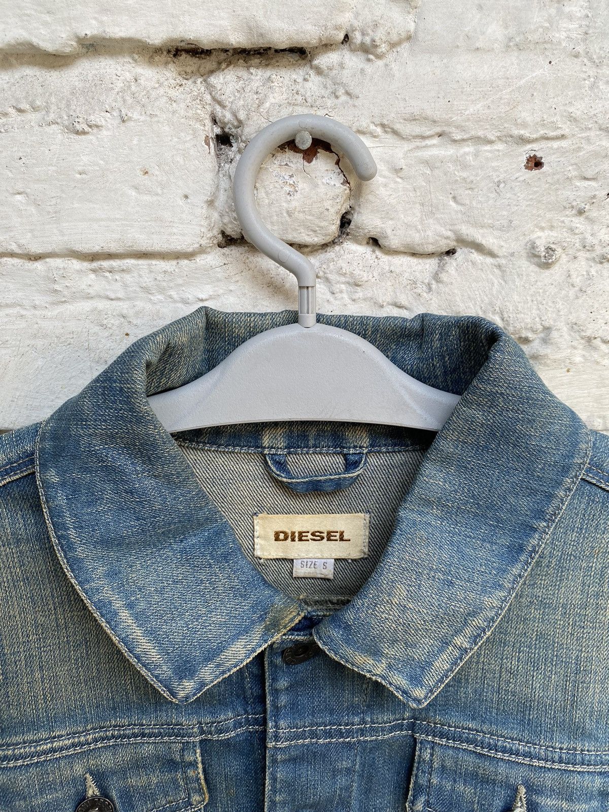 Diesel Y2K DIESEL DENIM JACKET DISTRESSED Size US S / EU 44-46 / 1 - 5 Thumbnail