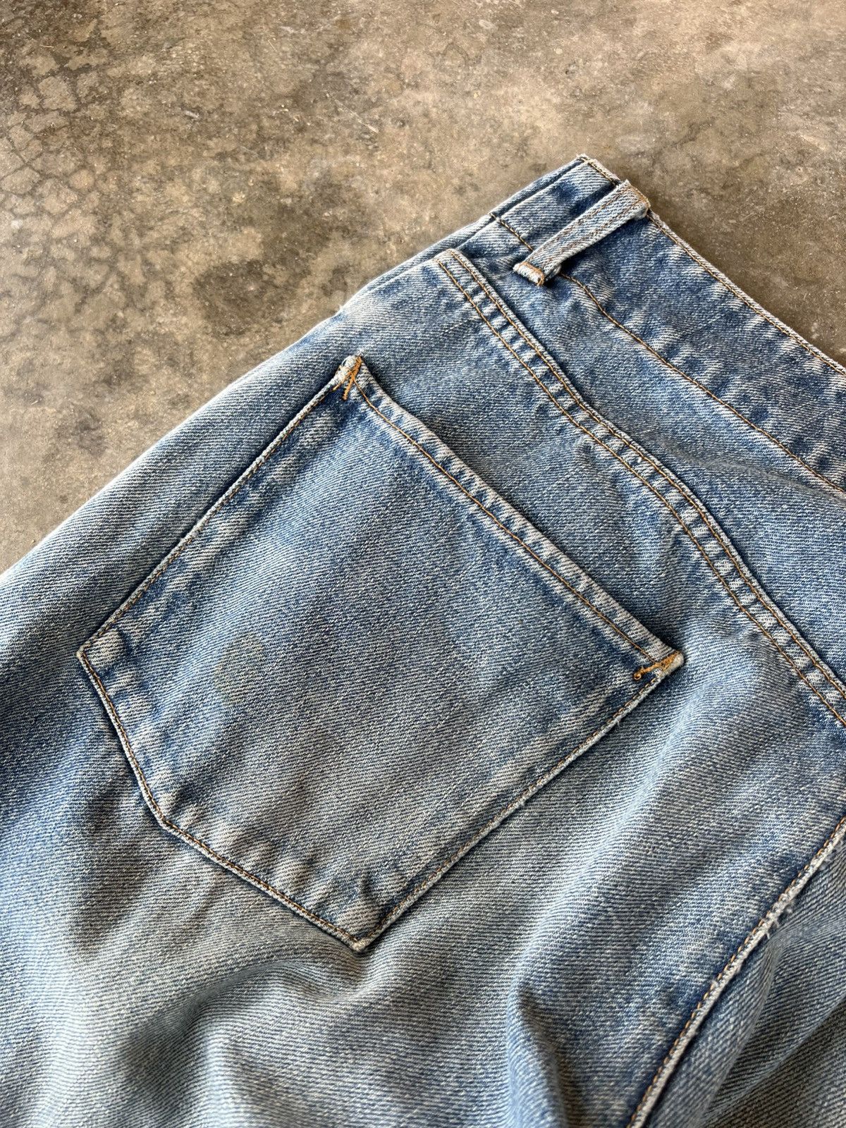 If Six Was Nine × Japanese Brand × Sophnet. 💥Baggy💥Vintage Sophnet. faded Distressed Jean Size US 35 - 16 Thumbnail