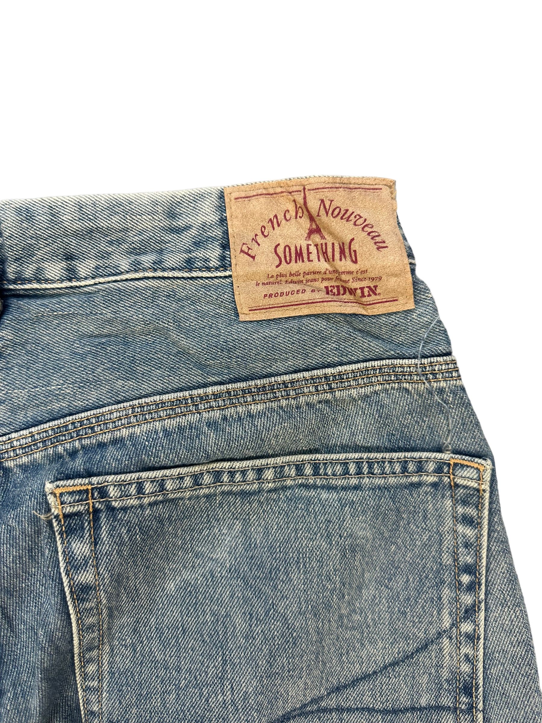 Edwin SUPER FLARE🔥EDWIN SOMETHING FRENCH JEANS #7926-190 Size 28" / US 6 / IT 42 - 14 Thumbnail