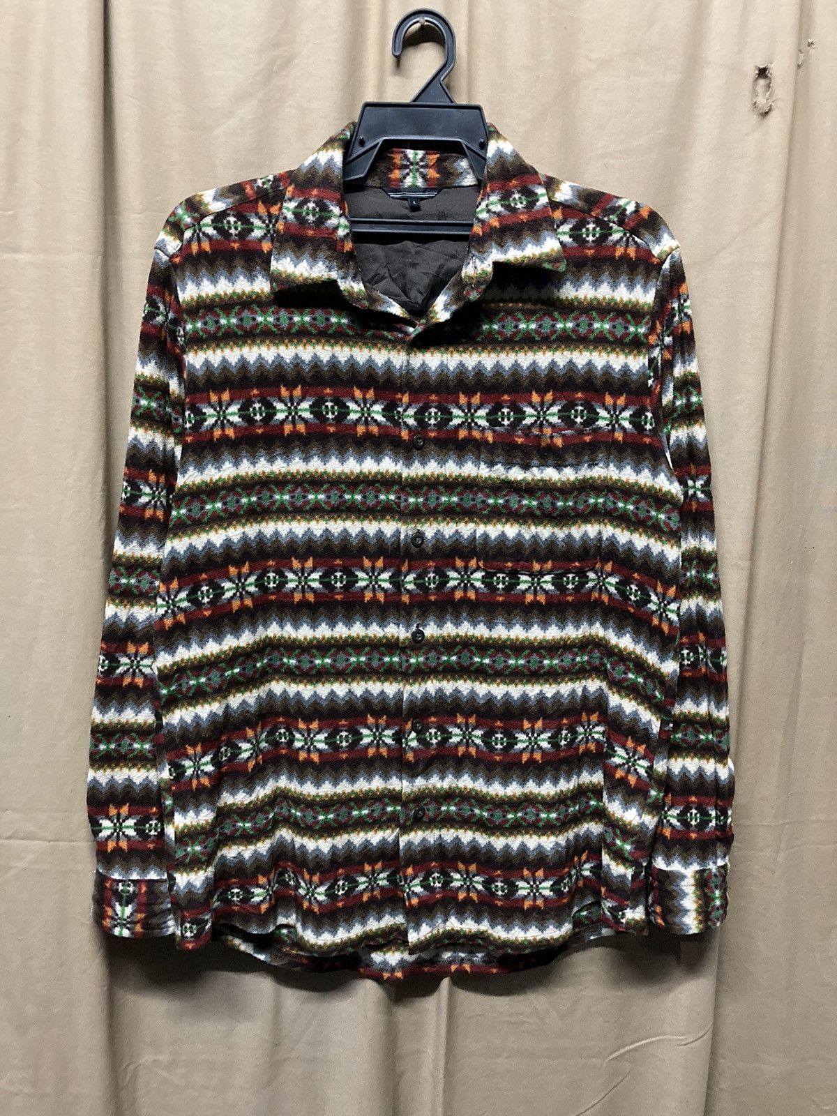 Uniqlo Navajo Style Button Up Shirt