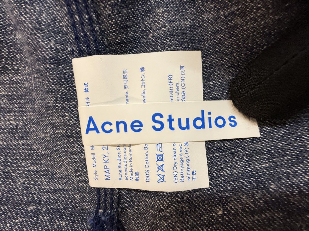 Acne Studios Acne Studios Blå Konst Dark Indigo Denim Chore Coat Sz 50 Size US XL / EU 56 / 4 - 19 Thumbnail