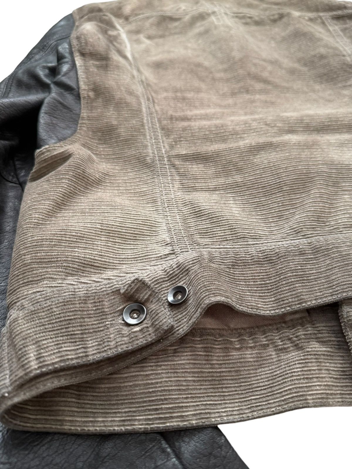 Rick Owens 2000’s Sample Hogwash Distressed Corduroy Leather Hybrid Size US M / EU 48-50 / 2 - 11 Thumbnail