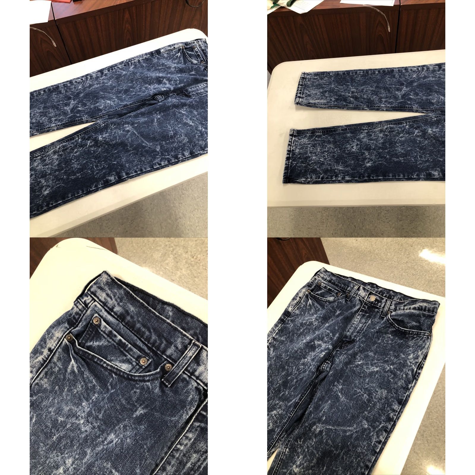 Levi's Levi's 541 Jeans Men Regular 34 30 Blue Denim Dark 5-Pocket Stretch Straight Size US 34 / EU 50 - 9 Thumbnail