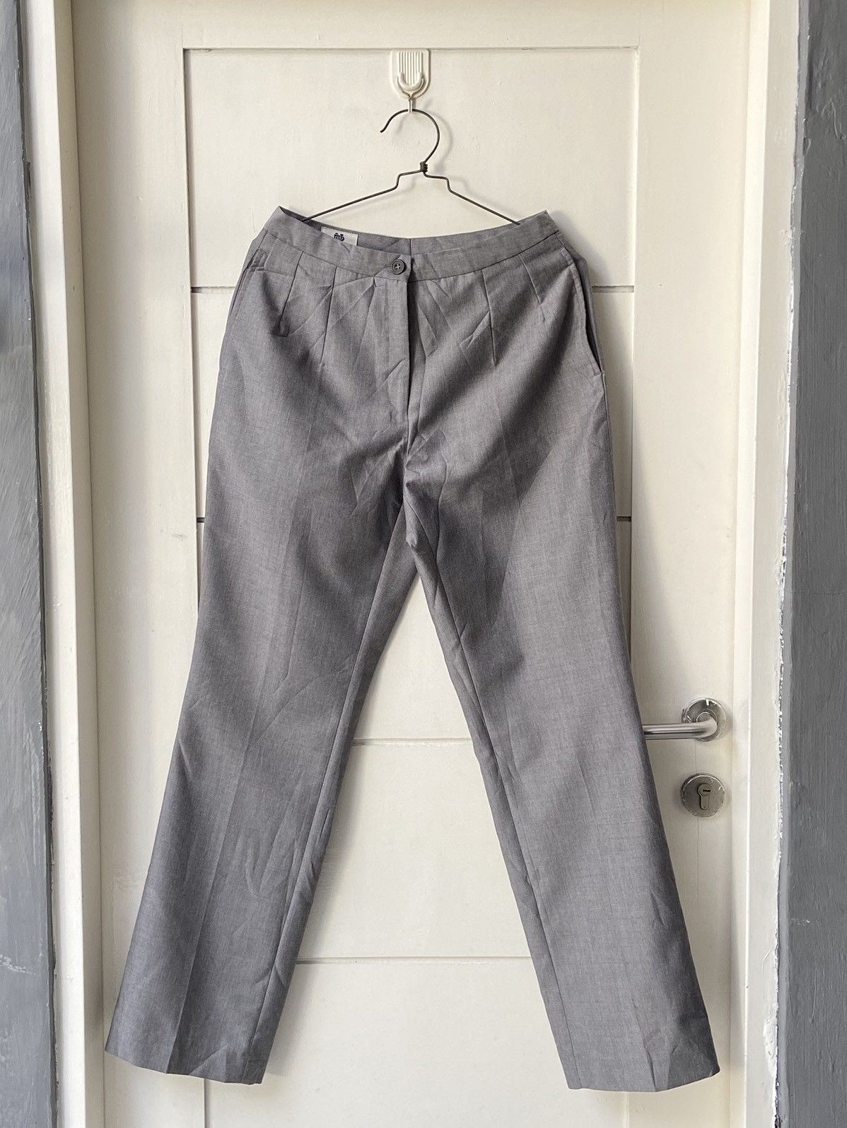 DRIES VAN NOTEN Grey Long Pants