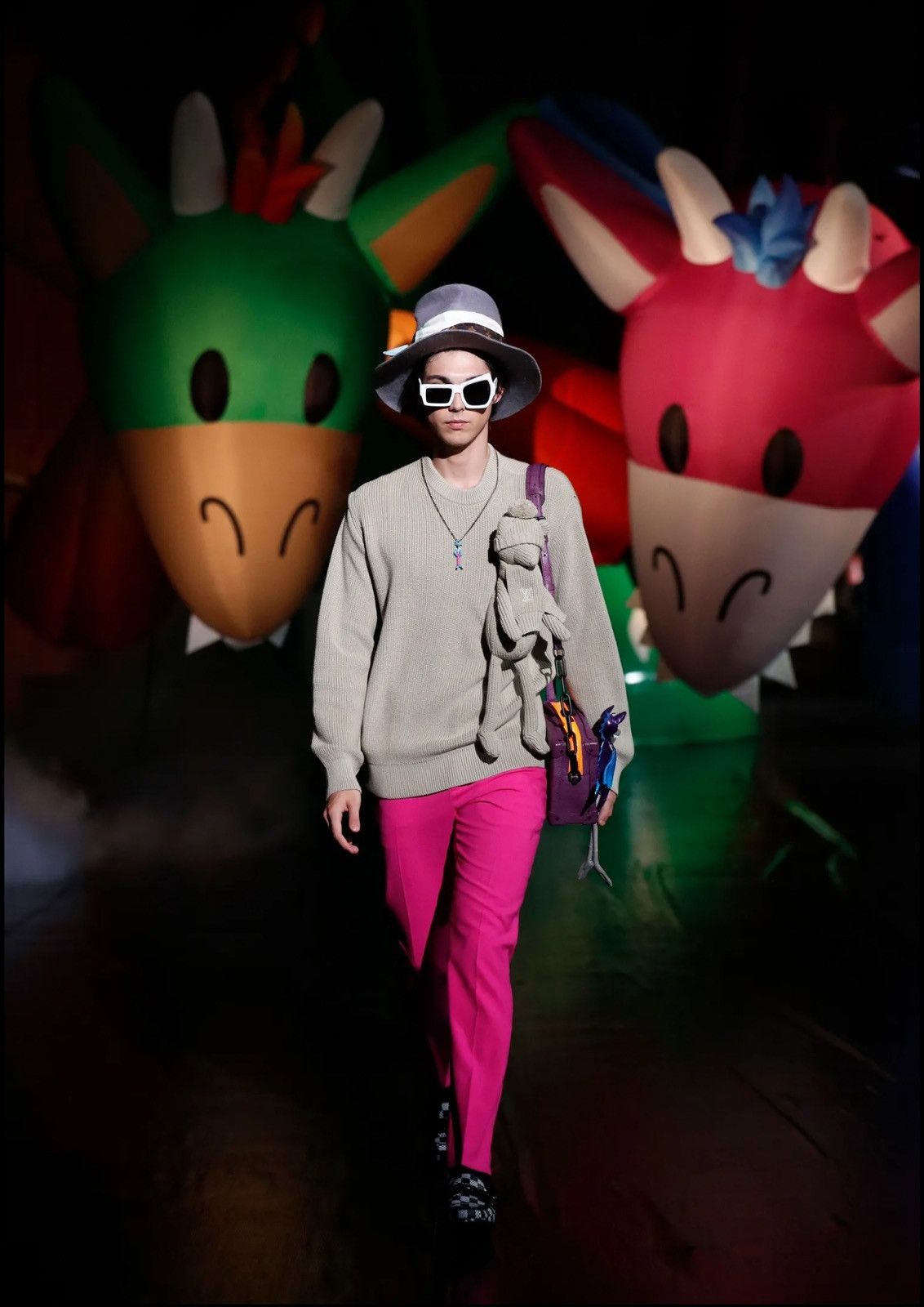 Louis Vuitton Puppet Knit Sweater Spring 2021 Size US XL / EU 56 / 4 - 1 Thumbnail