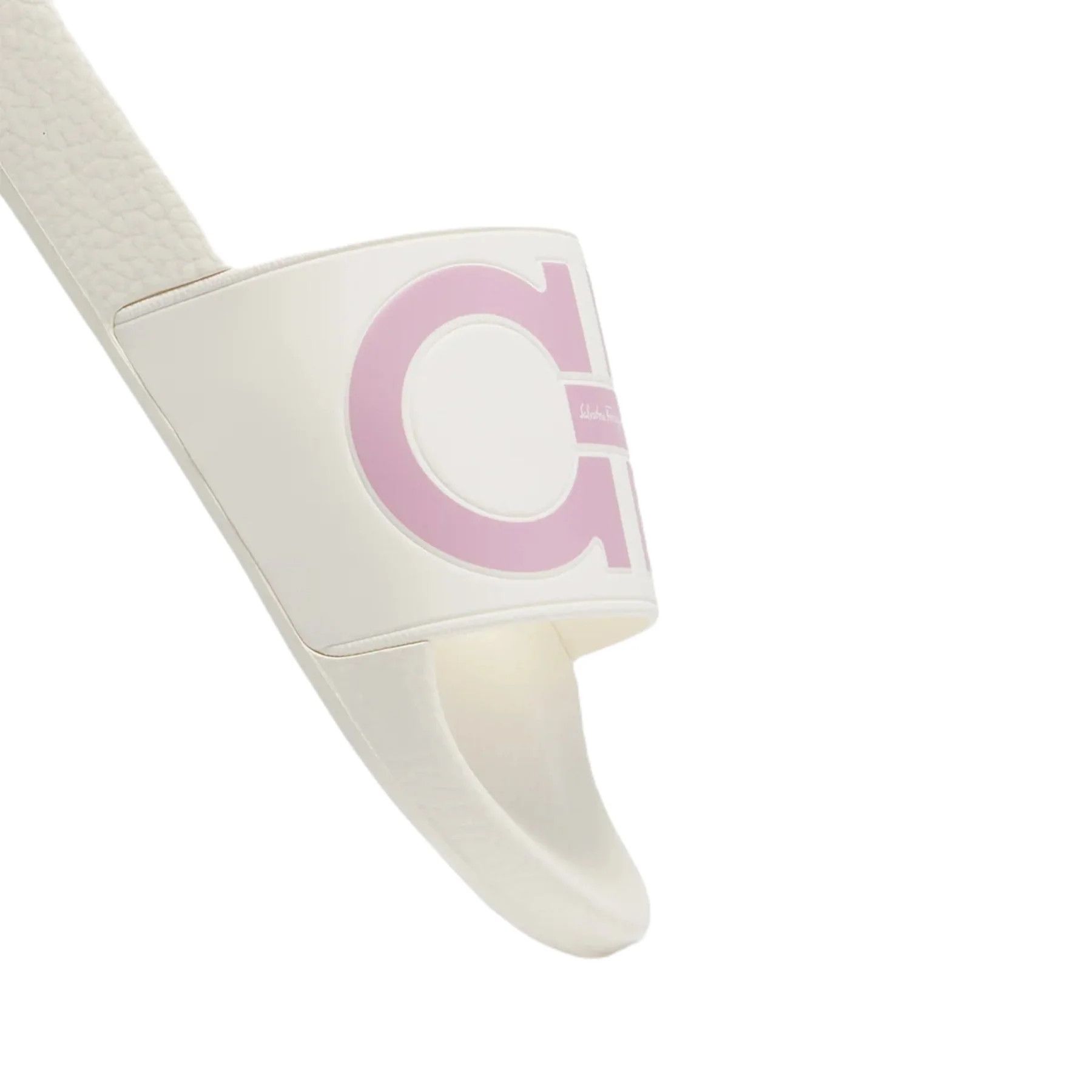 Salvatore Ferragamo o1y0426 Slippers in White/Lilac Size US 9 / IT 39 - 4 Thumbnail