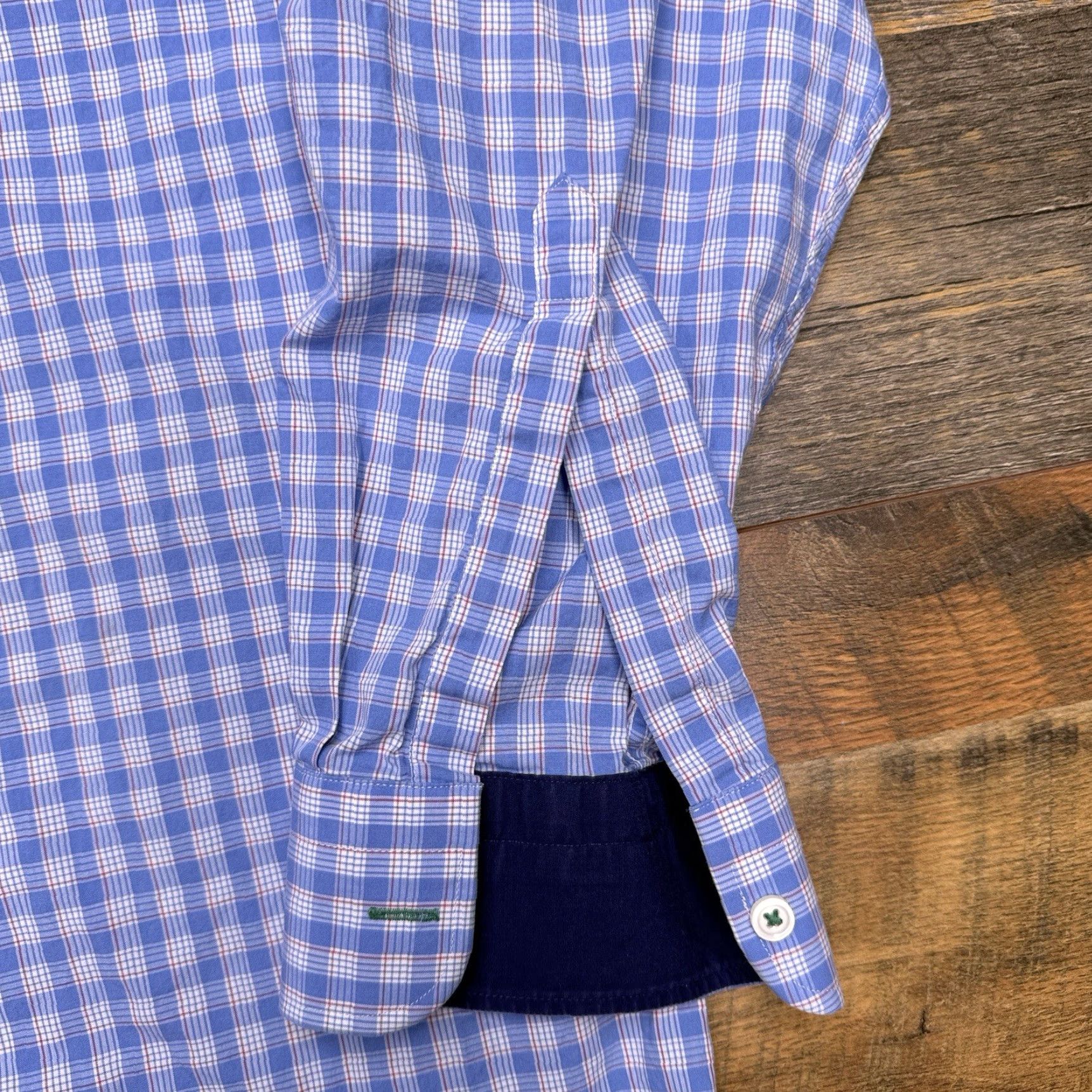 Charles Tyrwhitt **Charles Tyrwhitt Slim Fit Blue Plaid Dress Shirt Mens 17** User: Charles Tyrwhitt Slim Fit Blue Plaid Dress Shirt Mens 17 Size 46R - 6 Thumbnail