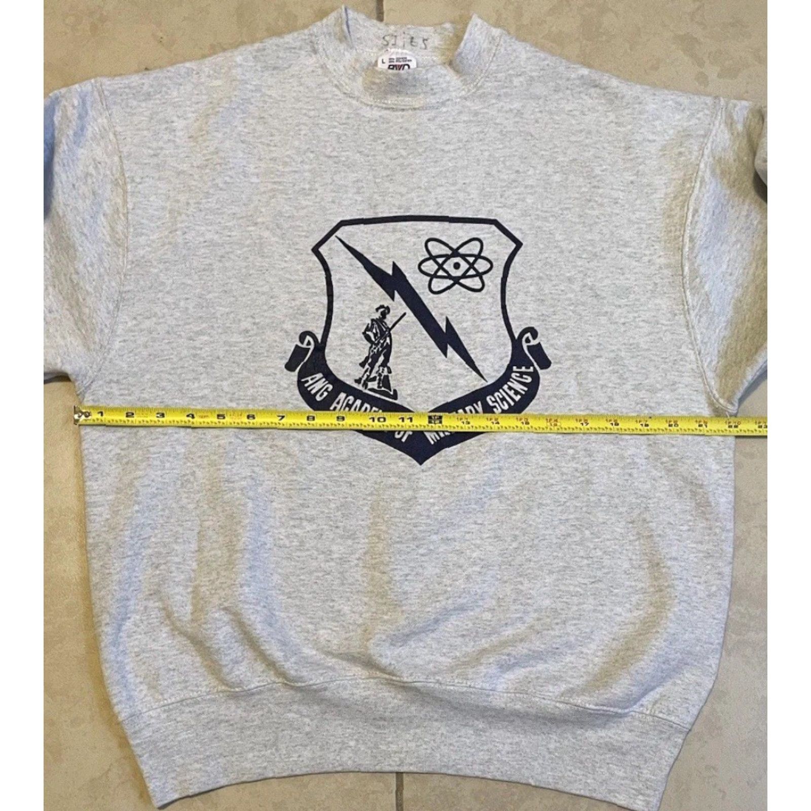 Vintage VINTAGE Academy Military Science Faded Sweatshirt S Gray Mens Hoodie Small 90s College USA Army PE Track Vintage 80s 90s USAF Grunge Size US S / EU 44-46 / 1 - 6 Thumbnail