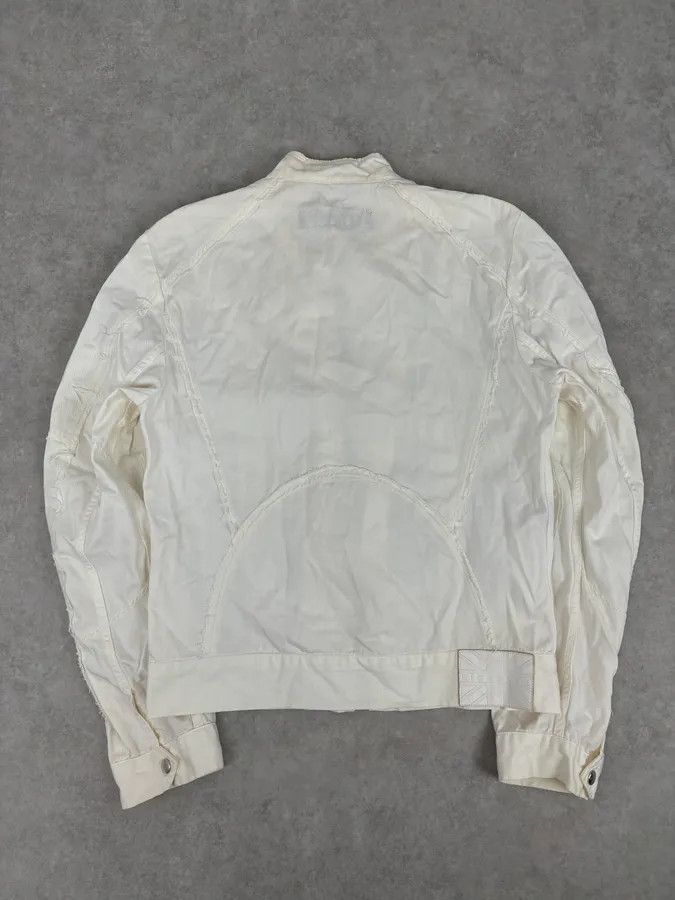 John Richmond Richmond Multi Zip White Avant-Garde Biker Jacket Size US M / EU 48-50 / 2 - 5 Thumbnail