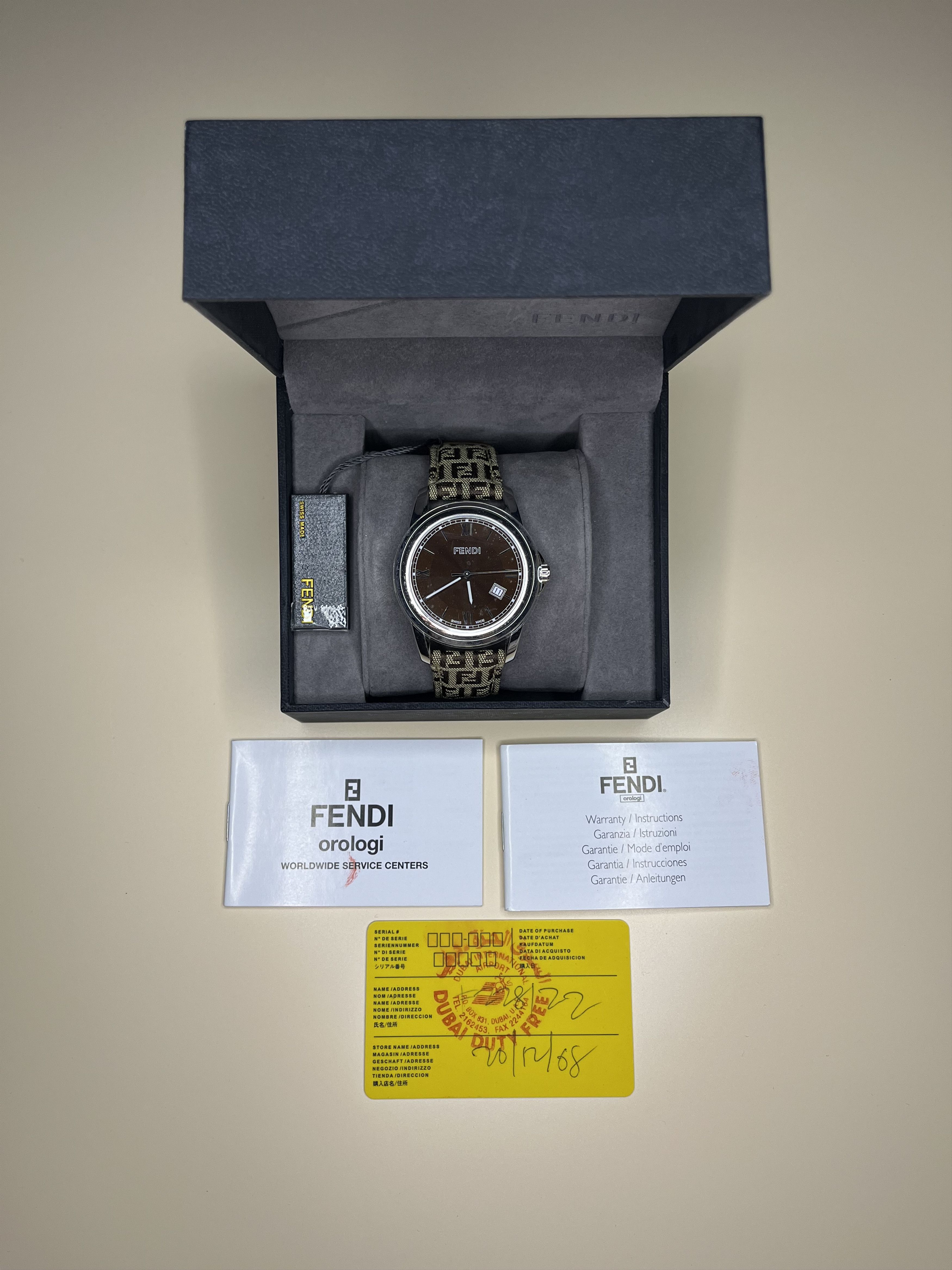 Fendi FENDI 005-2200M-436 Stainless Sapphire Crystal Wrist Watch Size ONE SIZE - 4 Thumbnail