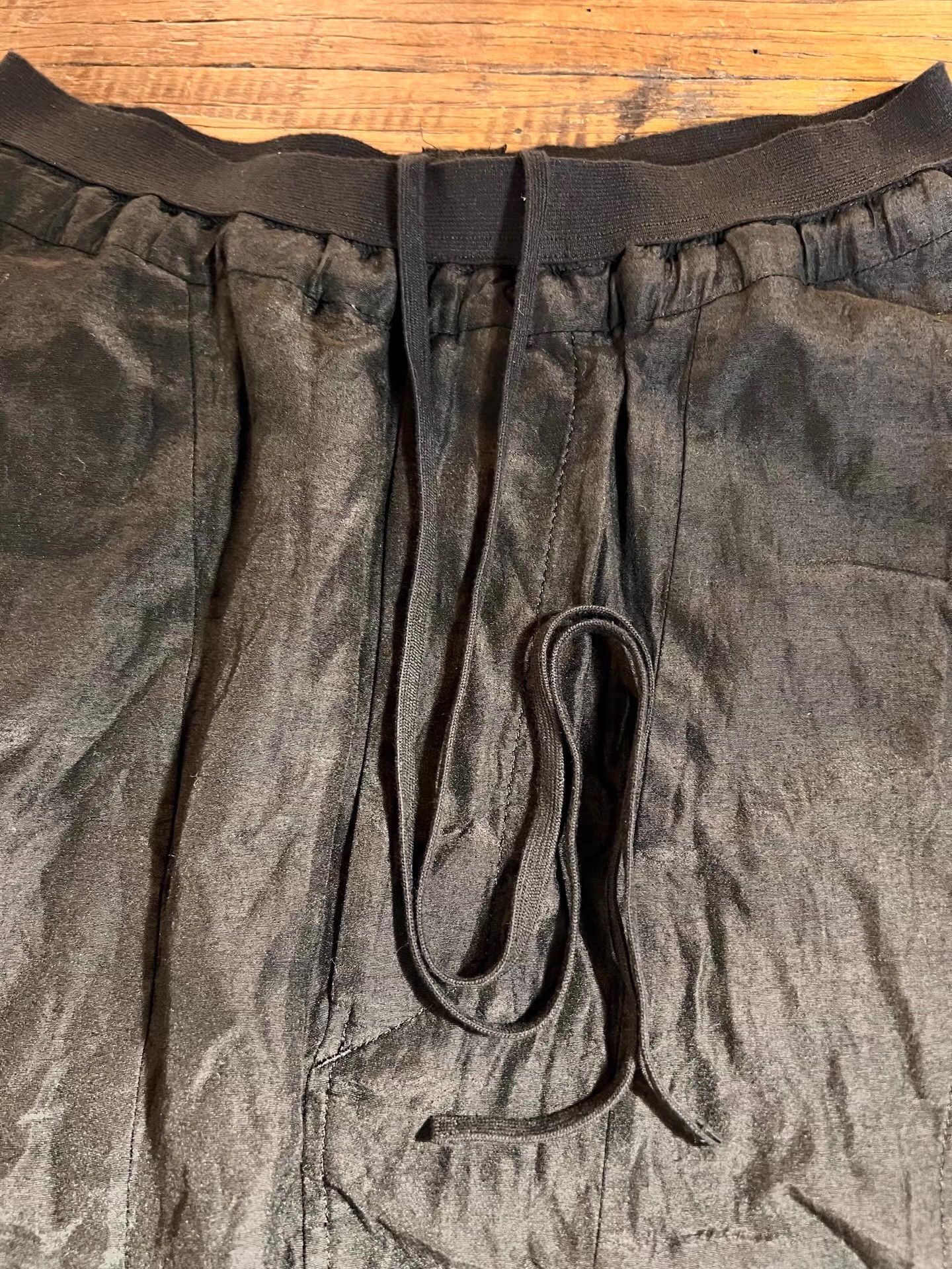 Julius JULIUS 16SS Silk‑Bamboo Fiber Blend Sarouel Shorts Size US 32 / EU 48 - 3 Thumbnail