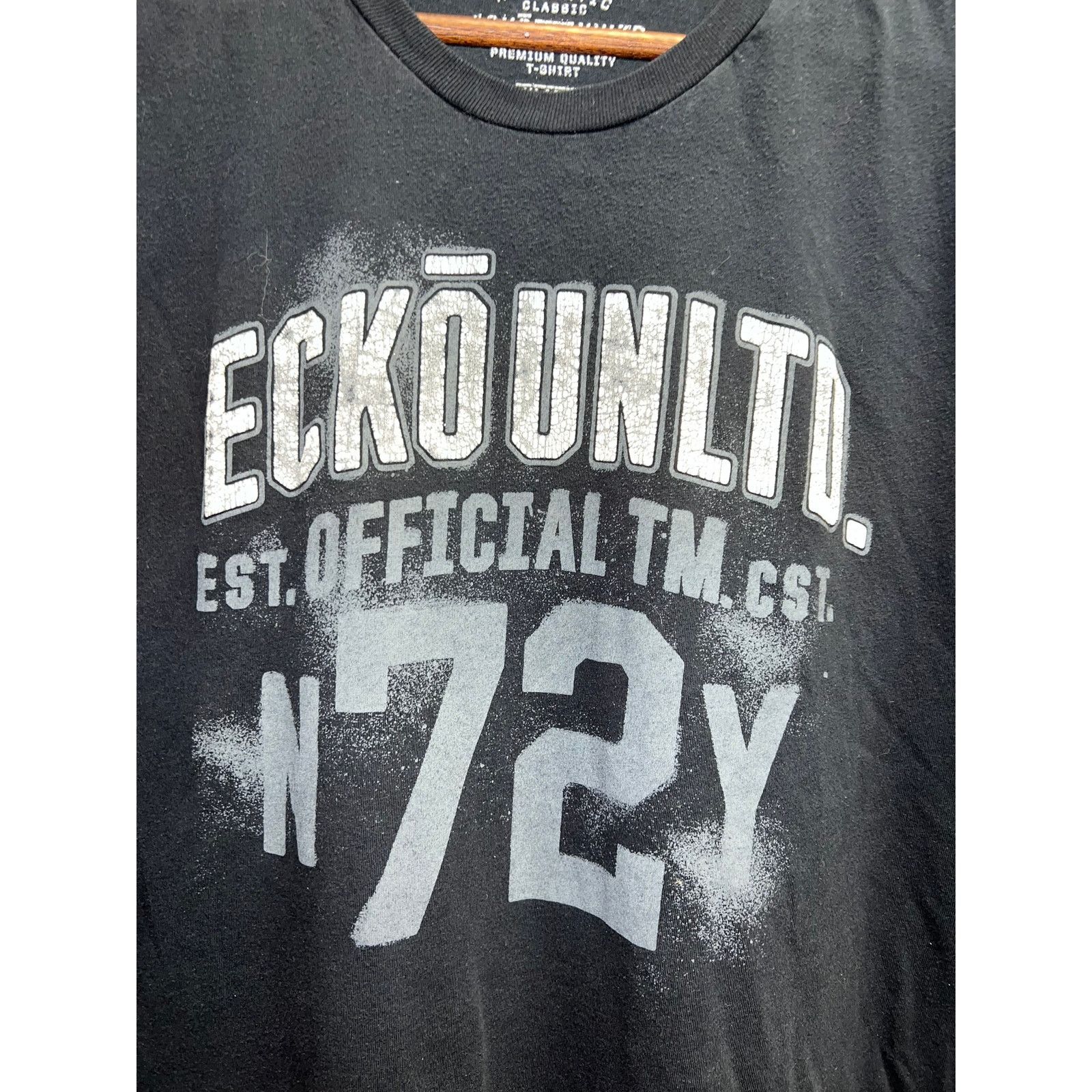 Ecko Unltd. Y2K Ecko Unltd Shirt Official TM New York Black 2000s XL Size US XL / EU 56 / 4 - 2 Thumbnail