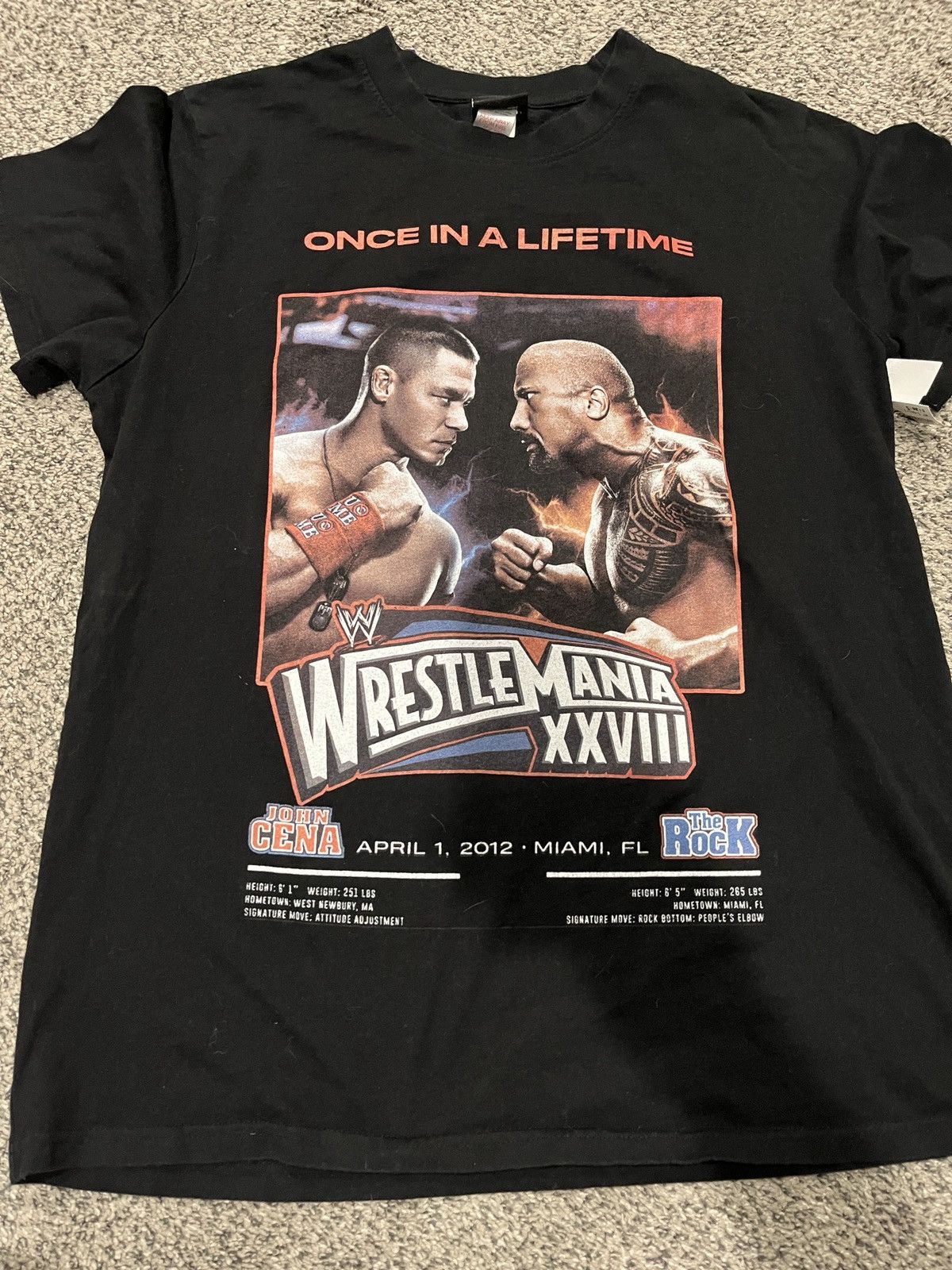 WWE Wwe wrestle mania XXVIII tee very clean. Size s Size US S / EU 44-46 / 1 - 2 Thumbnail