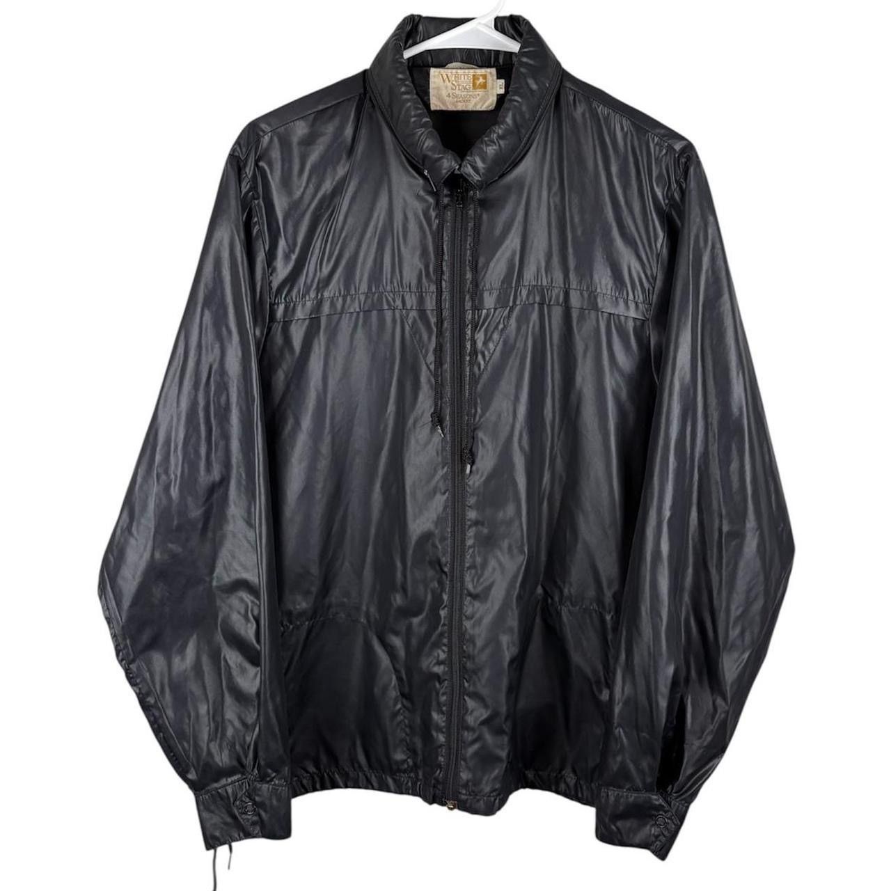 Vintage Vintage 90s Black White Stag Lightweight Windbreaker Jacket Size US XL / EU 56 / 4 - 1 Thumbnail