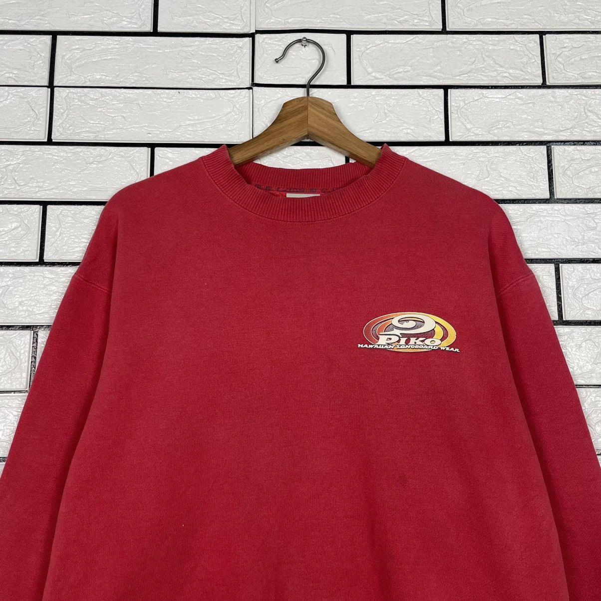 Japanese Brand Piko Hawaiian Longboard Wear Crewneck Sweatshirt Size US M / EU 48-50 / 2 - 2 Thumbnail