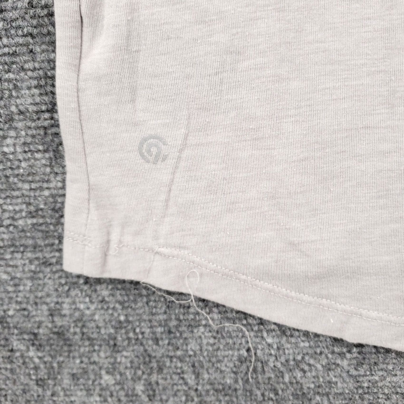 Champion Champion T Shirt Womens M Medium Gray Scoop Neck Short Sleeves Polyester Logo Size M / US 6-8 / IT 42-44 - 5 Thumbnail