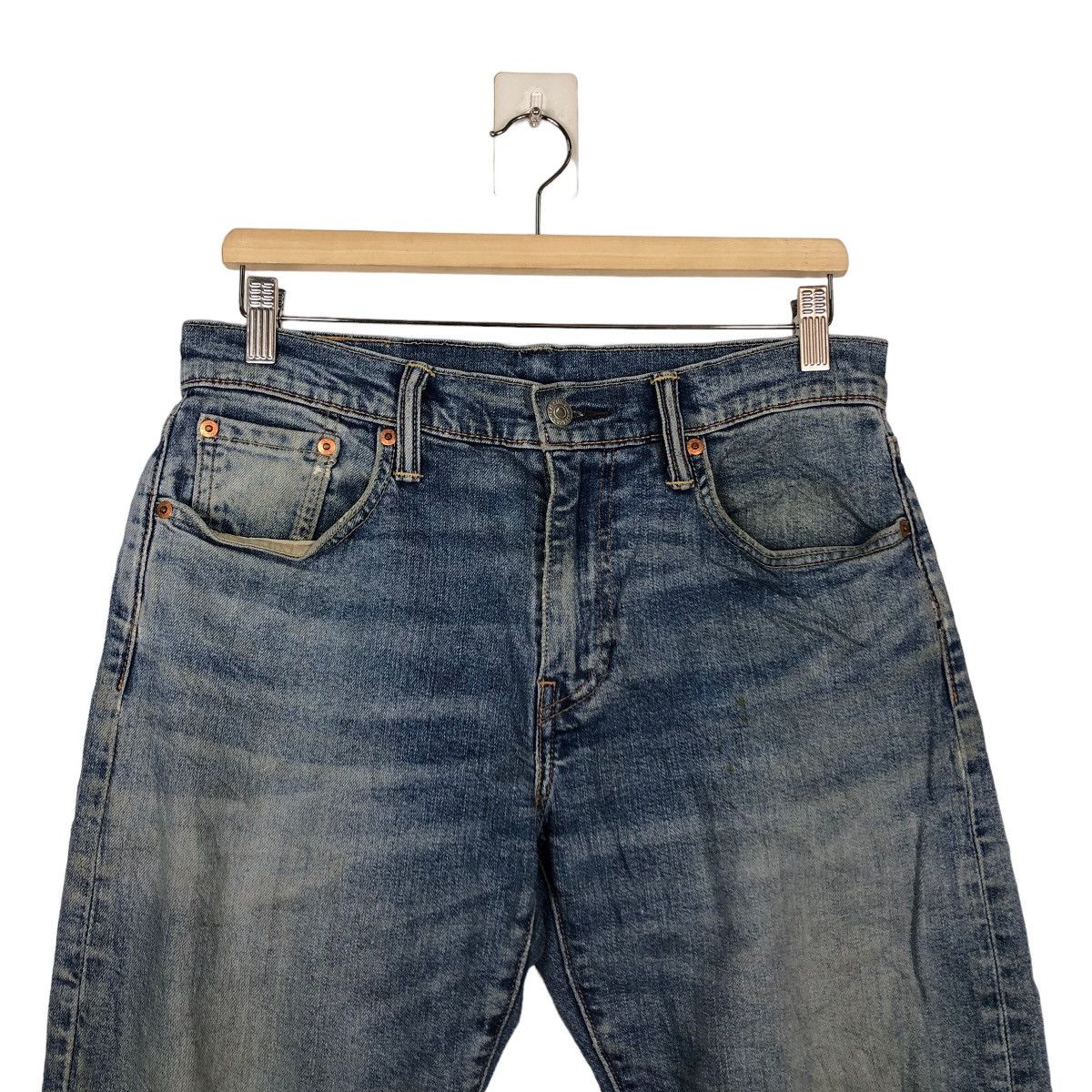 Levi's 🔥90’s Vintage Levi’s Distressed Denim Jeans Size US 32 / EU 48 - 3 Thumbnail