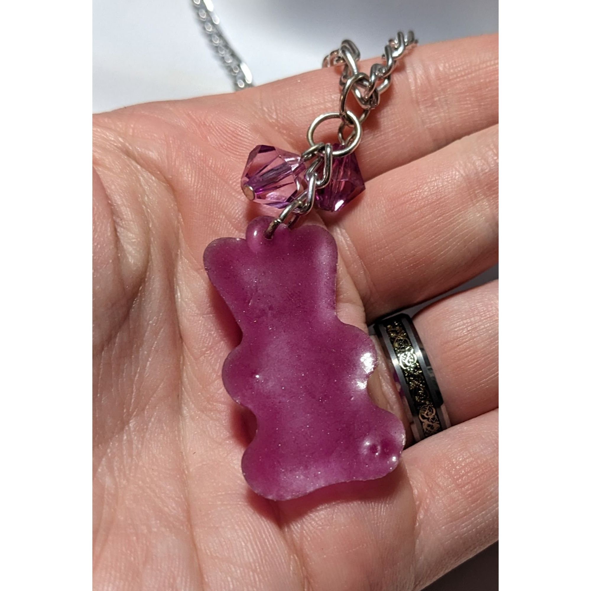 Other Pink Gummy Bear Necklace Size ONE SIZE - 6 Thumbnail