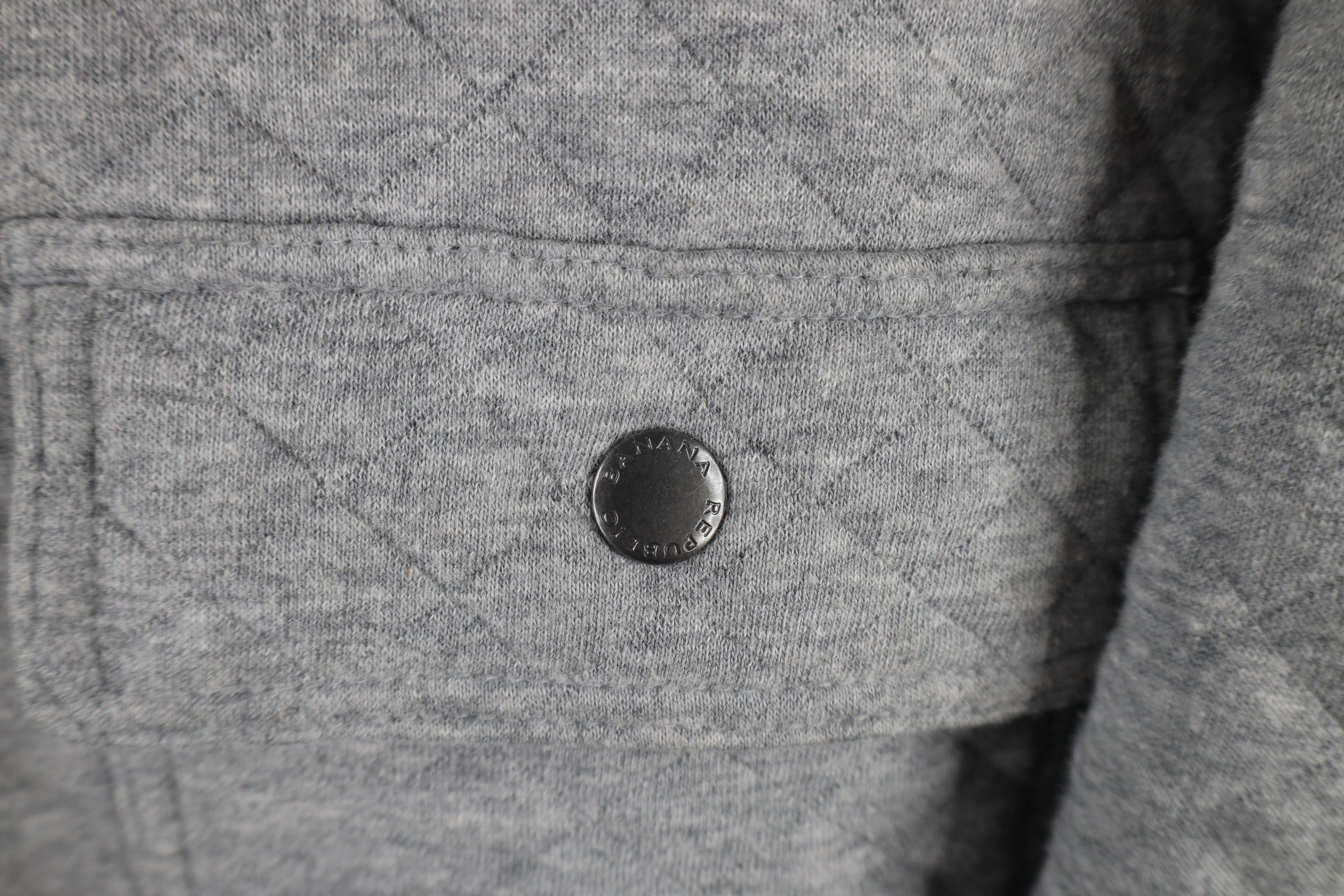 Banana Republic × Vintage Banana Republic Button Shirt Jacket Jac Shirt Heather Gray Size US XL / EU 56 / 4 - 5 Thumbnail