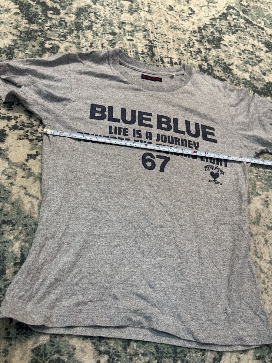 Blue Blue Japan Blue Blue Japan “Life Is Journey” Grey T-Shirt Size US S / EU 44-46 / 1 - 9 Thumbnail
