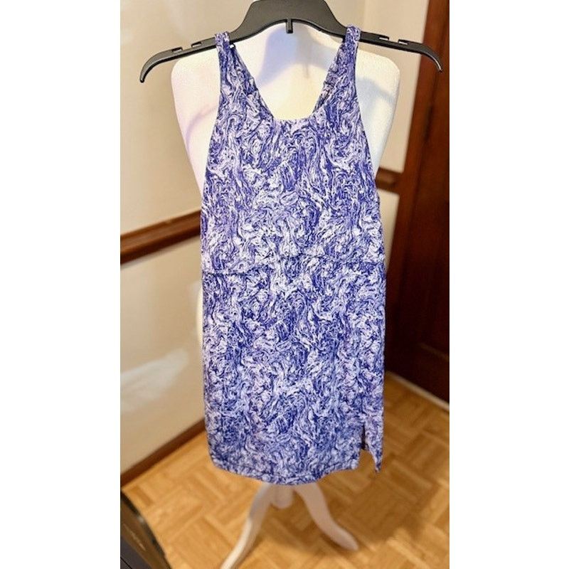 Duluth Trading Company AKHG Alaskan Hardgear Trail Tech Flow Dress Blue Print NWT Size M / US 6-8 / IT 42-44 - 3 Thumbnail