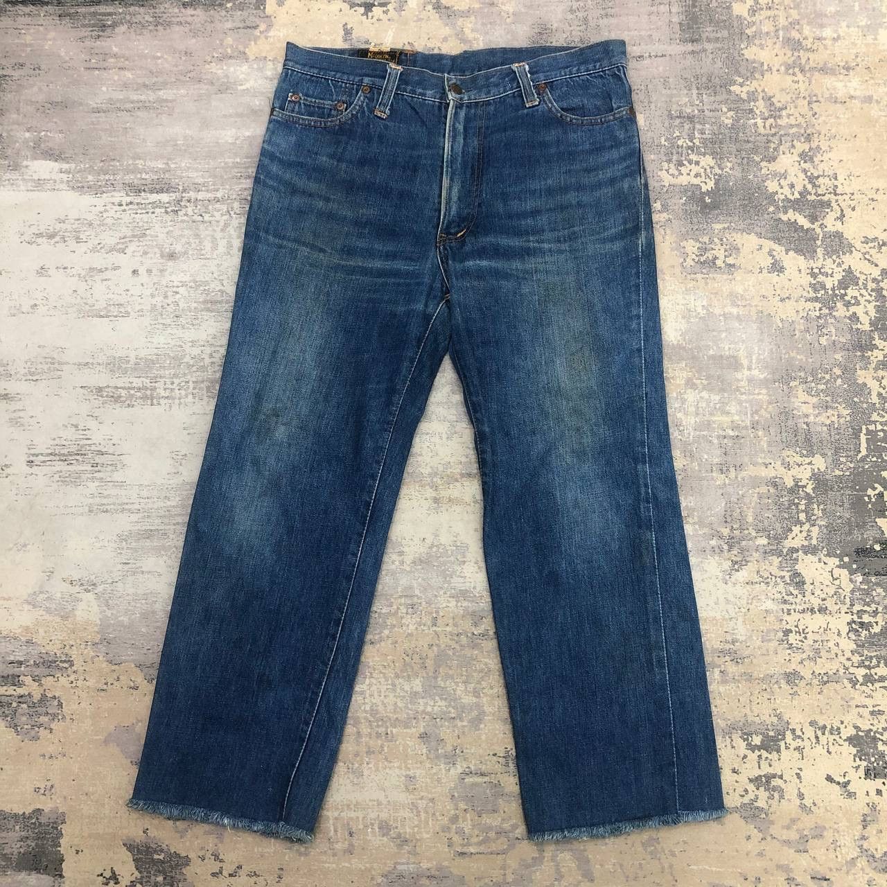 P863. VINTAGE TALON ZIPPER MCQUEEN JEANS