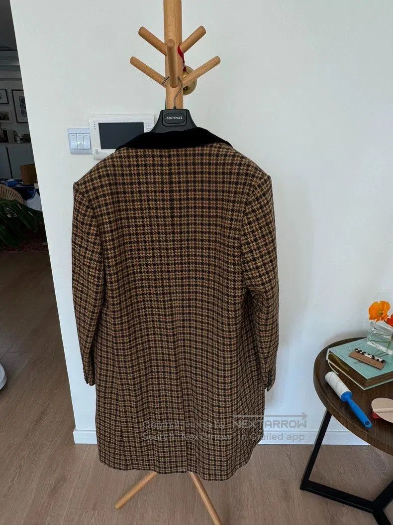 Dries Van Noten Dries Van Noten Plaid Wool Coat. Size US L / EU 52-54 / 3 - 9 Thumbnail