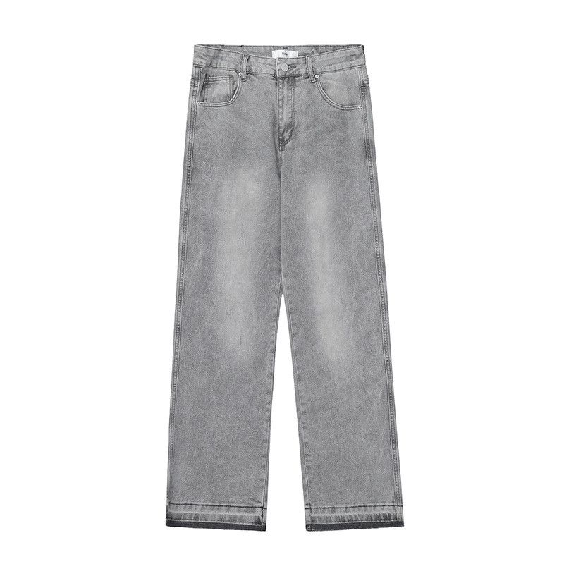 Japanese Brand American high street hip-hop retro gray jeans for men Size US 32 / EU 48 - 1 Thumbnail