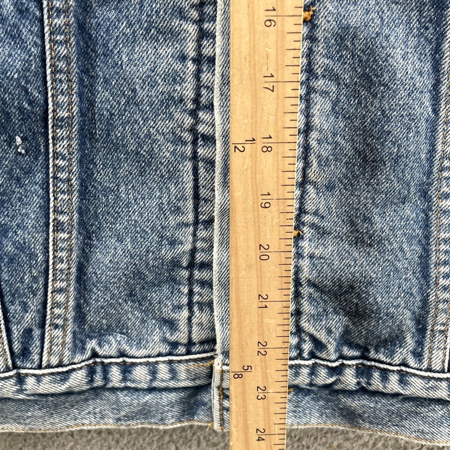 Levi's VINTAGE Levi's Trucker Jean Jacket Men's 42 Flannel Lined Thermal Workwear 90's USA Size US 42 / EU 58 - 6 Thumbnail