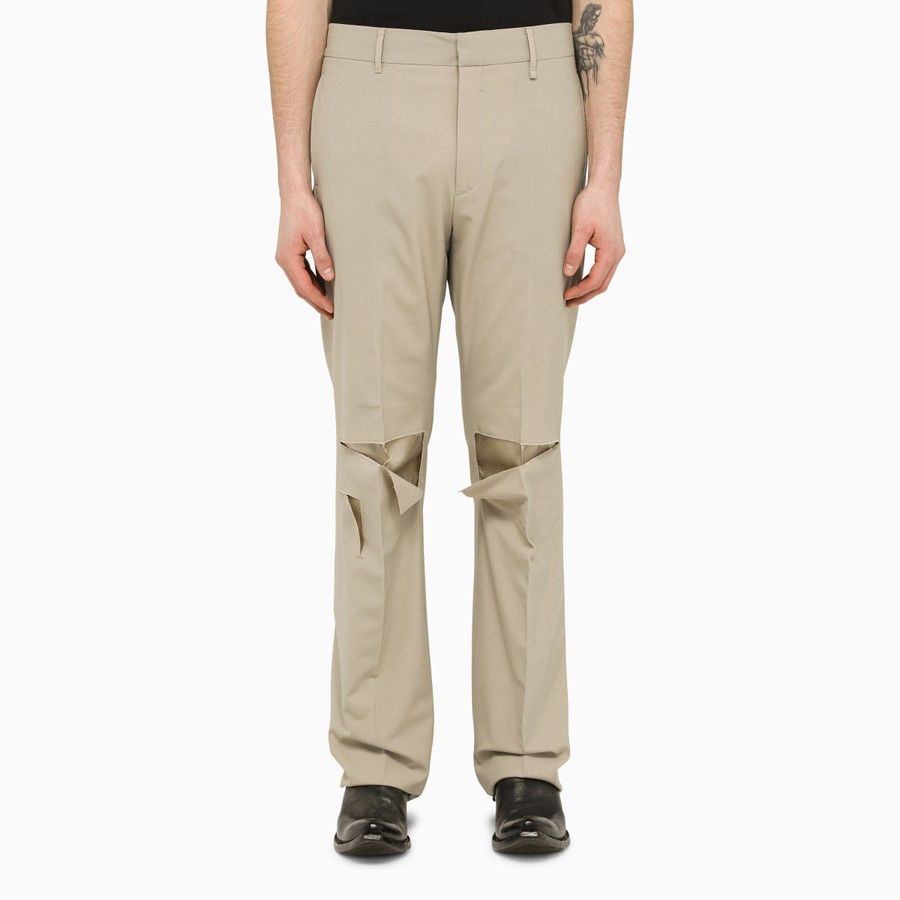 image of Givenchy O1D2Blof0424 Trousers In Grey, Men's (Size 30)