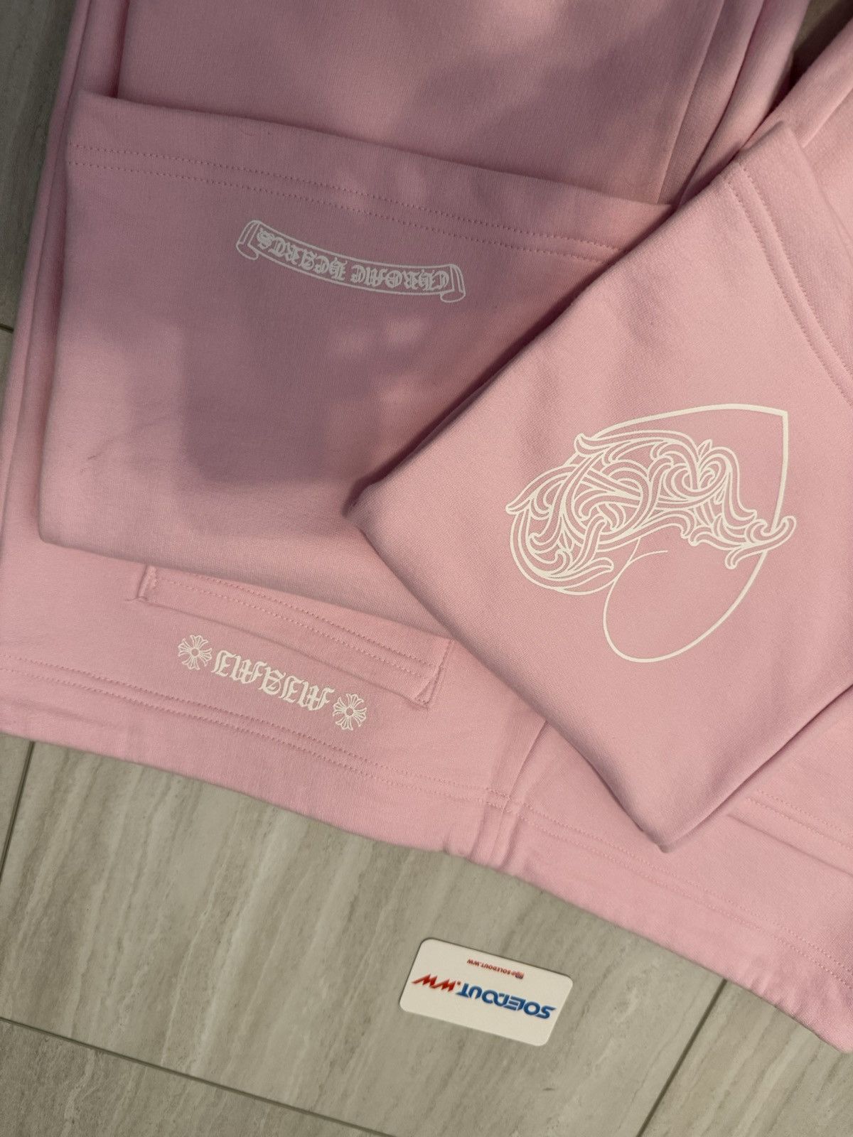 Chrome Hearts Chrome Hearts Pink Art Basel Miami Exclusive Sweat Pants Size US 38 / EU 54 - 4 Thumbnail
