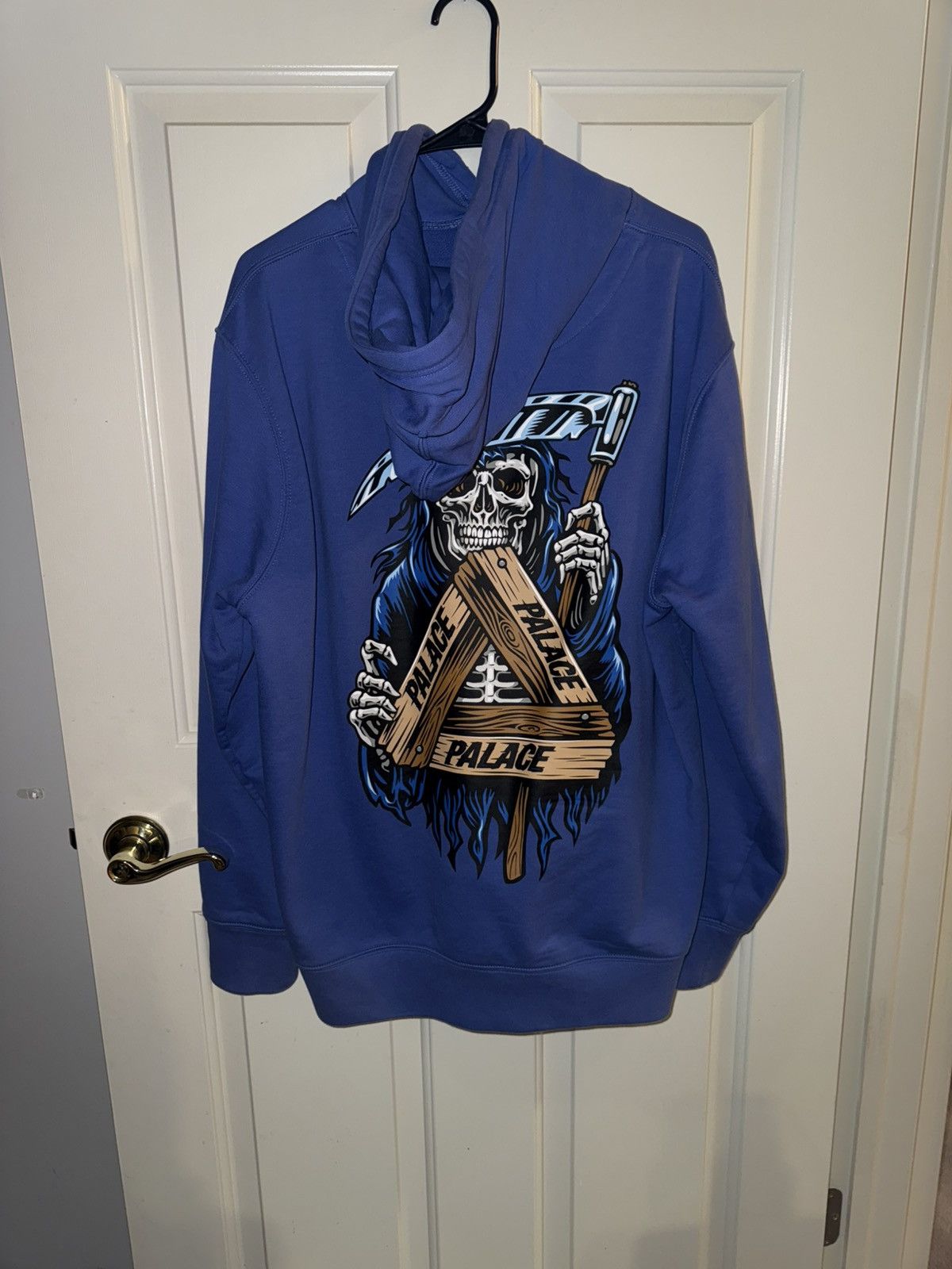 Palace Palace Reaper Hoodie Blue Size US XL / EU 56 / 4 - 2 Thumbnail