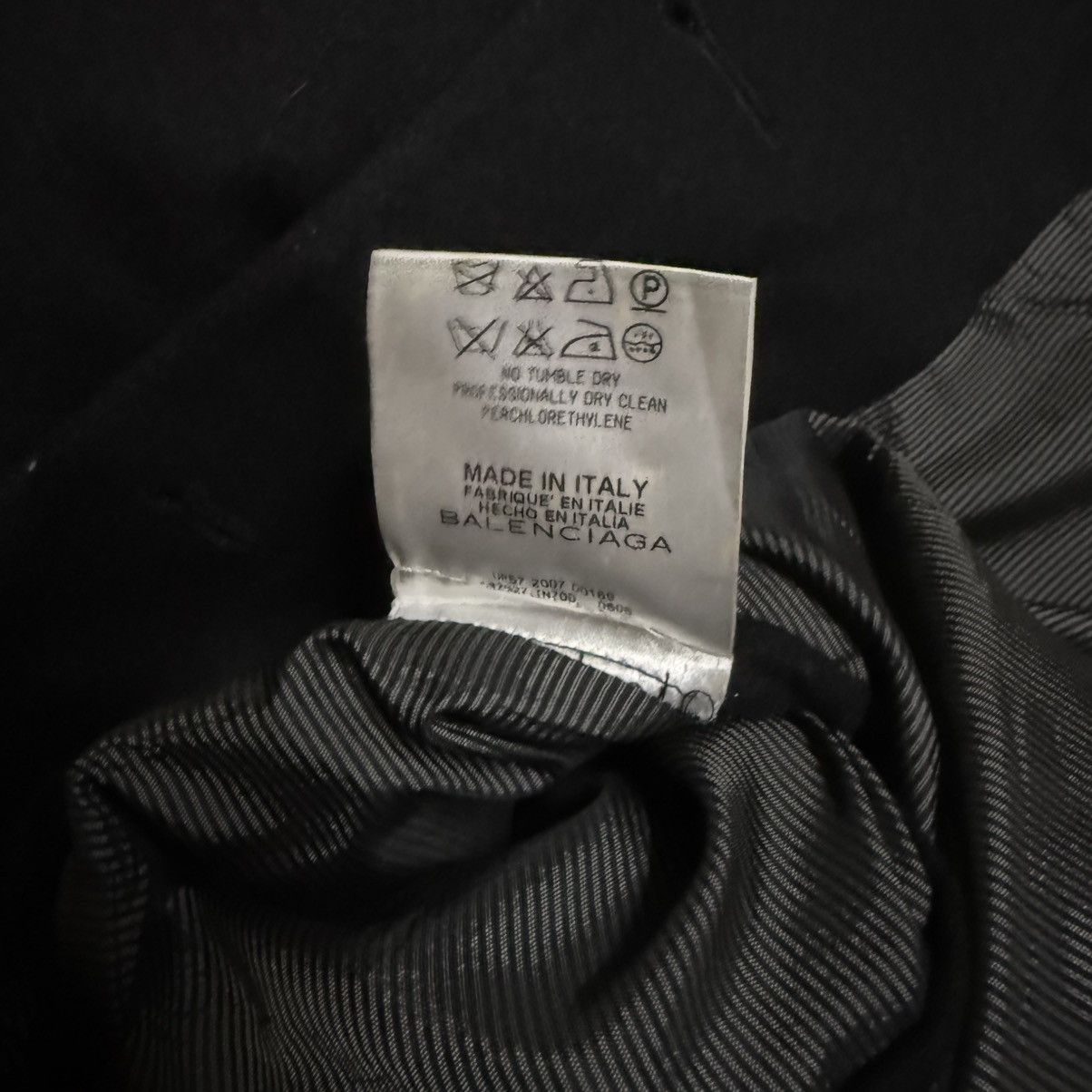 Balenciaga Balenciaga Paris Black Minimalist Blazer Size 36R - 12 Thumbnail