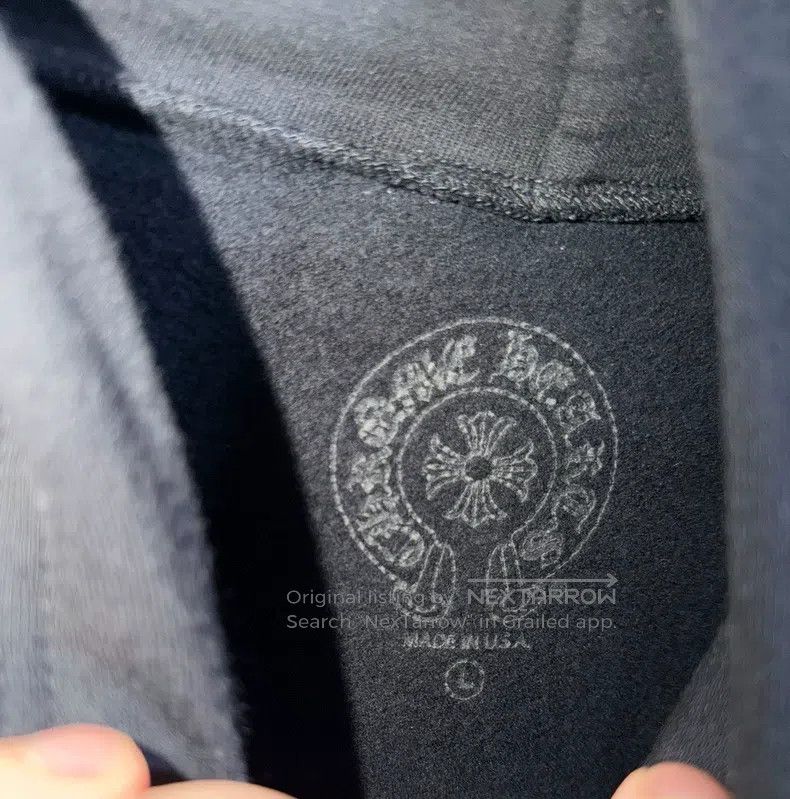 Chrome Hearts CHROME HEARTS Size L Black arm powder website behind big ho Size US L / EU 52-54 / 3 - 3 Thumbnail