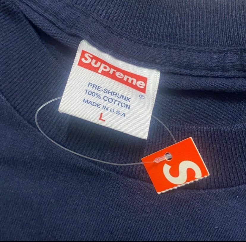 Supreme Supreme 2003 Box Logo DSWT sz L Navy Vintage Size US L / EU 52-54 / 3 - 4 Thumbnail