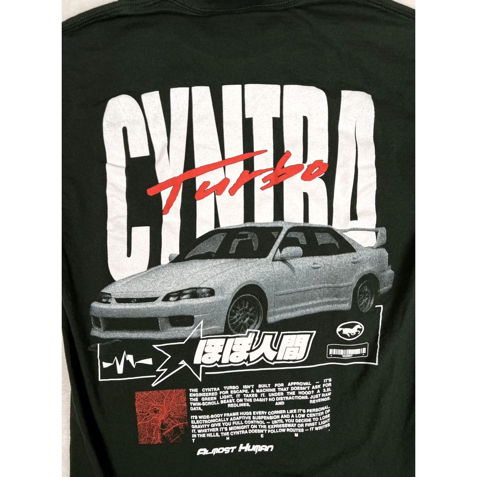 Vintage CVLA Cyntra Turbo T-Shirt Mens M Green Car Racing Graphic JDM Streetwear Size US M / EU 48-50 / 2 - 7 Thumbnail